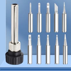 900m replaceable soldering iron tips set with welding sleeve