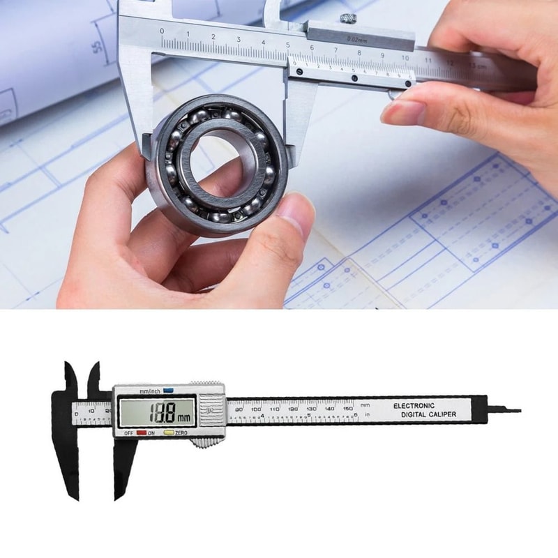 Digital Vernier Caliper 0 To 150mm Lightweight Measuring Tool 6