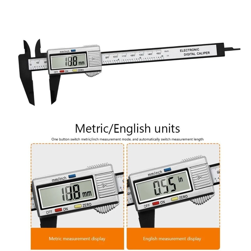Digital Vernier Caliper 0 To 150mm Lightweight Measuring Tool 7