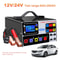 Smart Car Battery Charger 12V 24V With LCD Display Pulse Repair 4