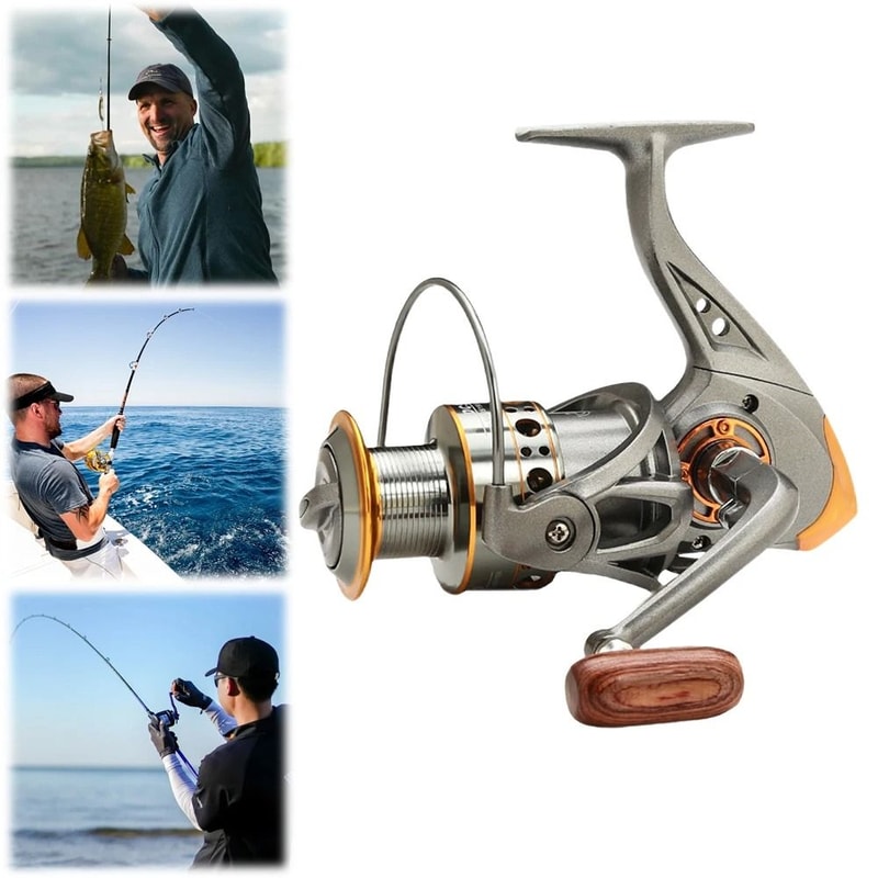 All Purpose Spinning Fishing Reel With CNC Metal Spool 0