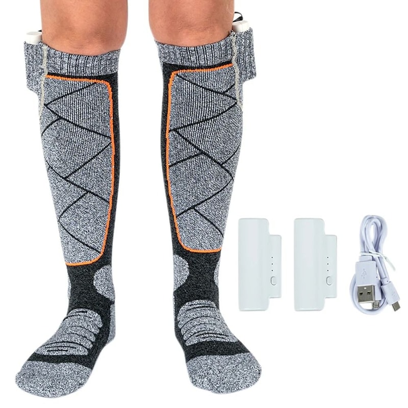 Electric Heated Socks With Adjustable Heat Battery Powered Winter Socks 1