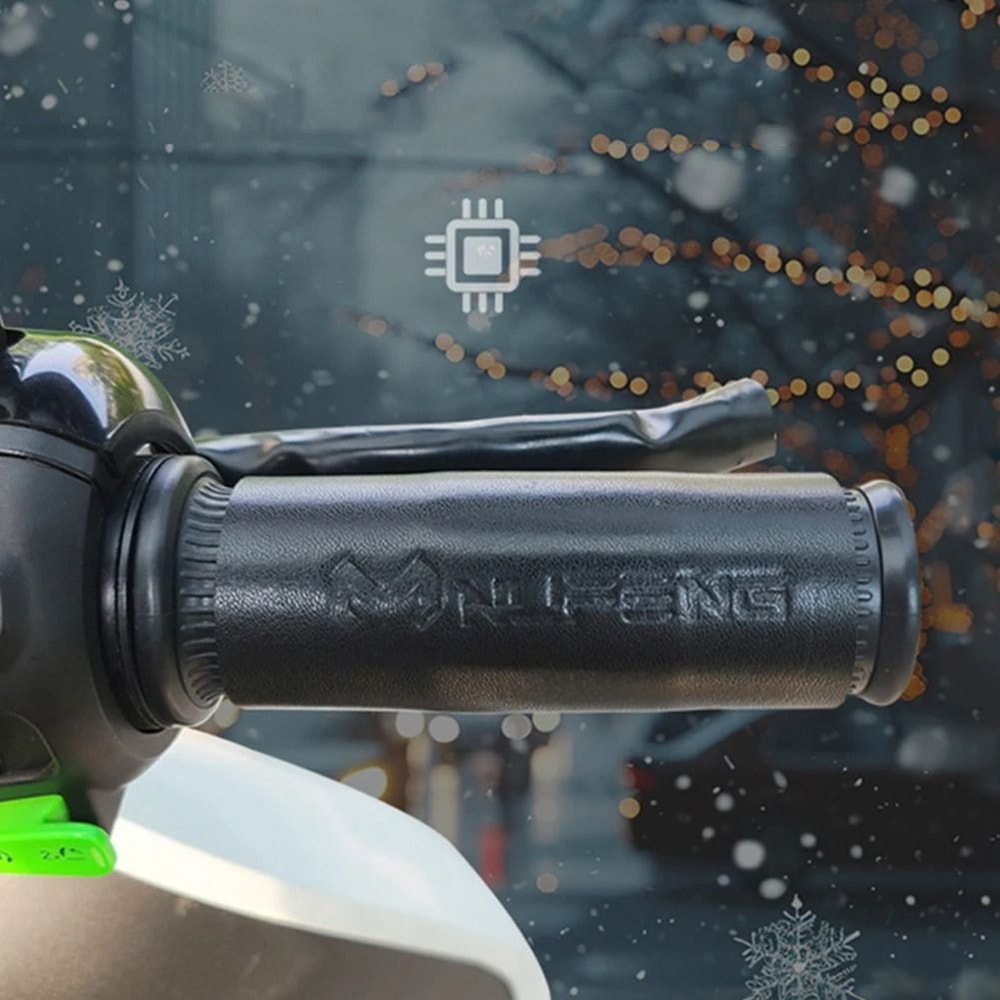 USB Heated Motorcycle Grip Covers With Adjustable Heat Levels 5