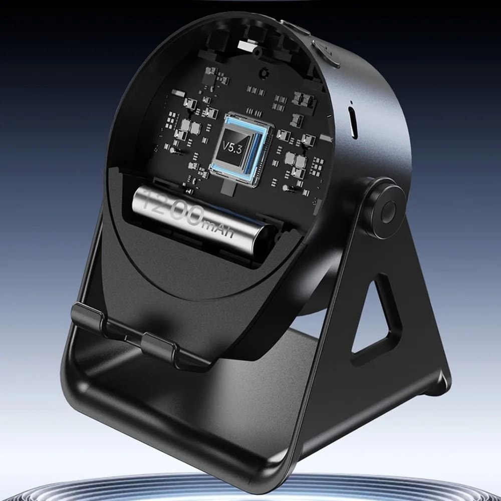 Wireless Induction Bluetooth Speaker With Phone Stand Stereo Sound 2