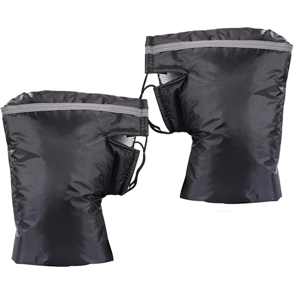 Windproof Motorcycle Handlebar Gloves Cold Weather Grip Covers 0
