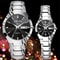 Couple Quartz Watch With Calendar Business Fashion Analog Wristwatch 6