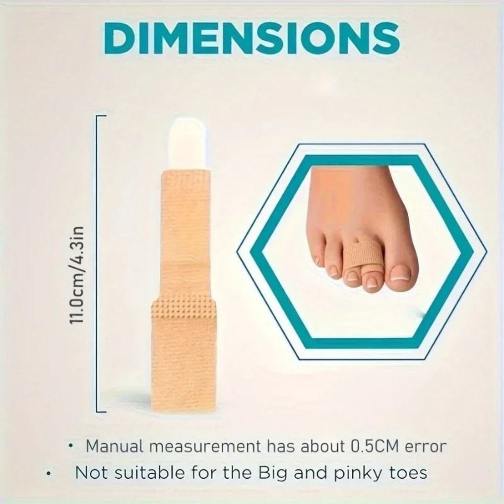 Reusable Hammer Toe Straightener Toe Alignment Splint Corrector 3