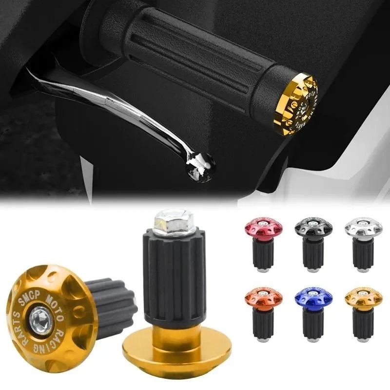CNC Motorcycle Handlebar Ends Metal Bar End Sliders Counterweights 0