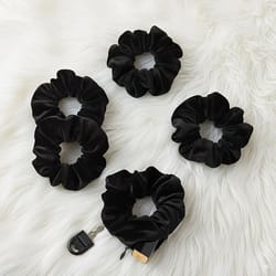 hidden storage hair scrunchie with zipper secret wallet