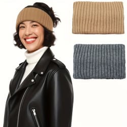 winter neck warmer scarf thick elastic convertible neck gaiter