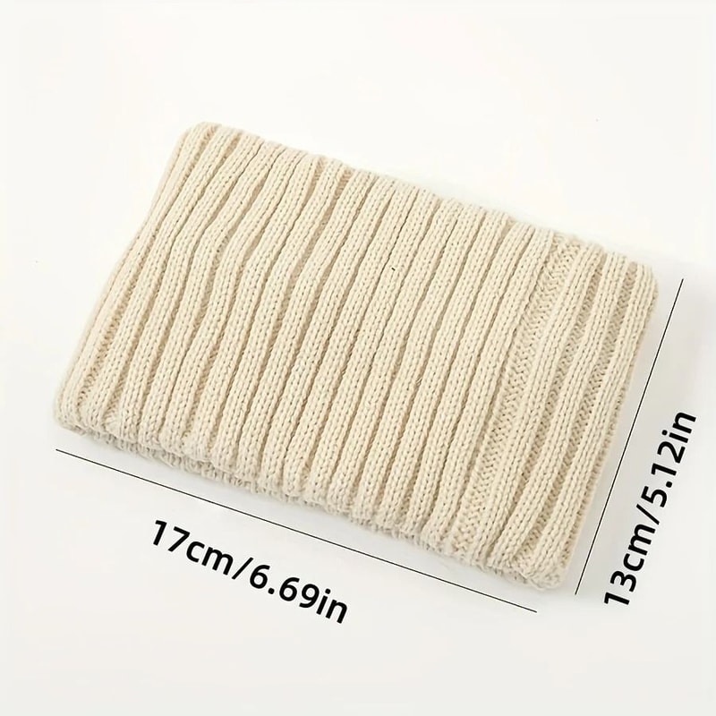 Winter Neck Warmer Scarf Thick Elastic Convertible Neck Gaiter 3