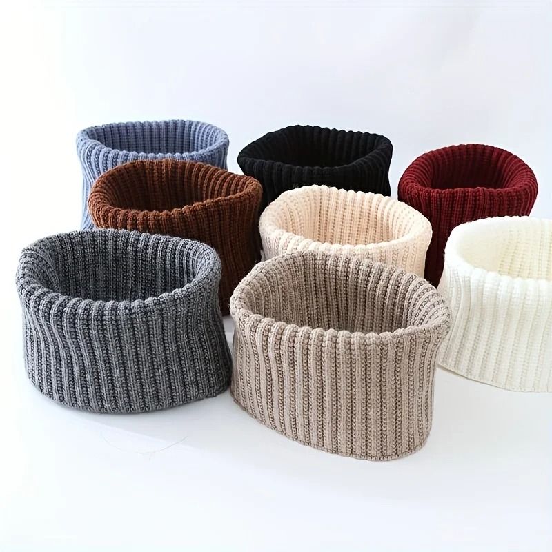 Winter Neck Warmer Scarf Thick Elastic Convertible Neck Gaiter 5