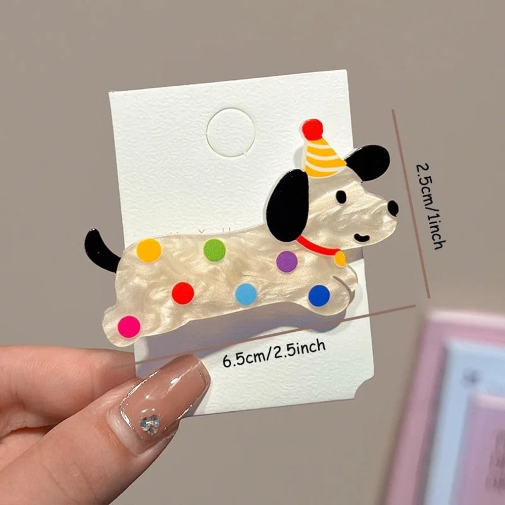 Cute Cartoon Animal Hair Clips Set Duckbill Party Hair Clips For Girls 5