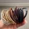 Basic Plain Color Thick Elastic Hair Ties Set With High Elasticity Ponytail Holders 0