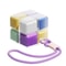 Magic Cube 8 Grid Pill Organizer Box With Hanging Rope Moisture Proof Travel Medicine Storage 2