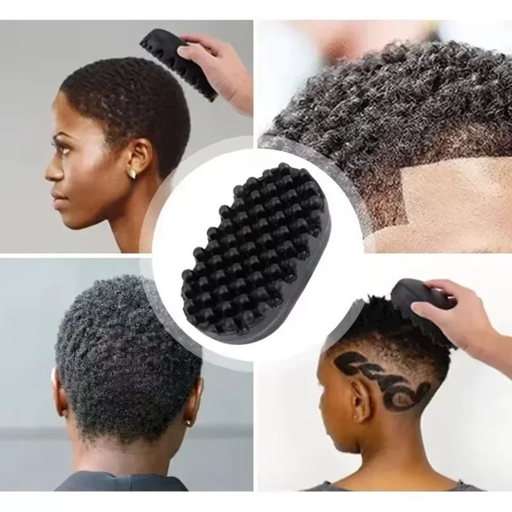 Professional Curly Hair Sponge Twist Brush For Natural Afro Coils Waves And Dreadlocks 1