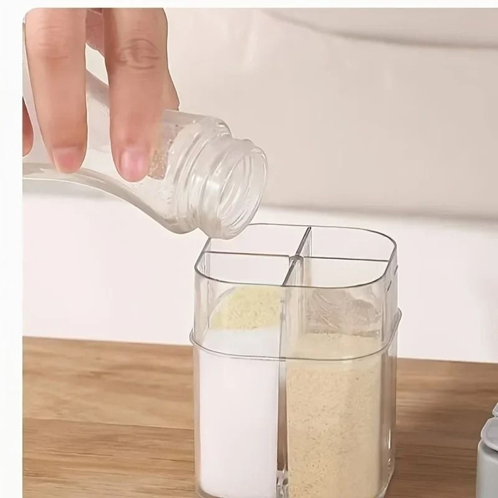 Plastic Spice Shaker 4 Hole Seasoning Dispenser For Kitchen Use 7