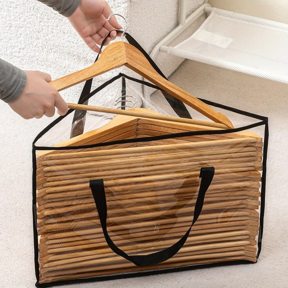 Triangle Hanging Closet Storage Bag Space Saving Hanger Organizer 5