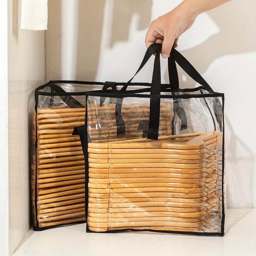 Triangle Hanging Closet Storage Bag Space Saving Hanger Organizer 7