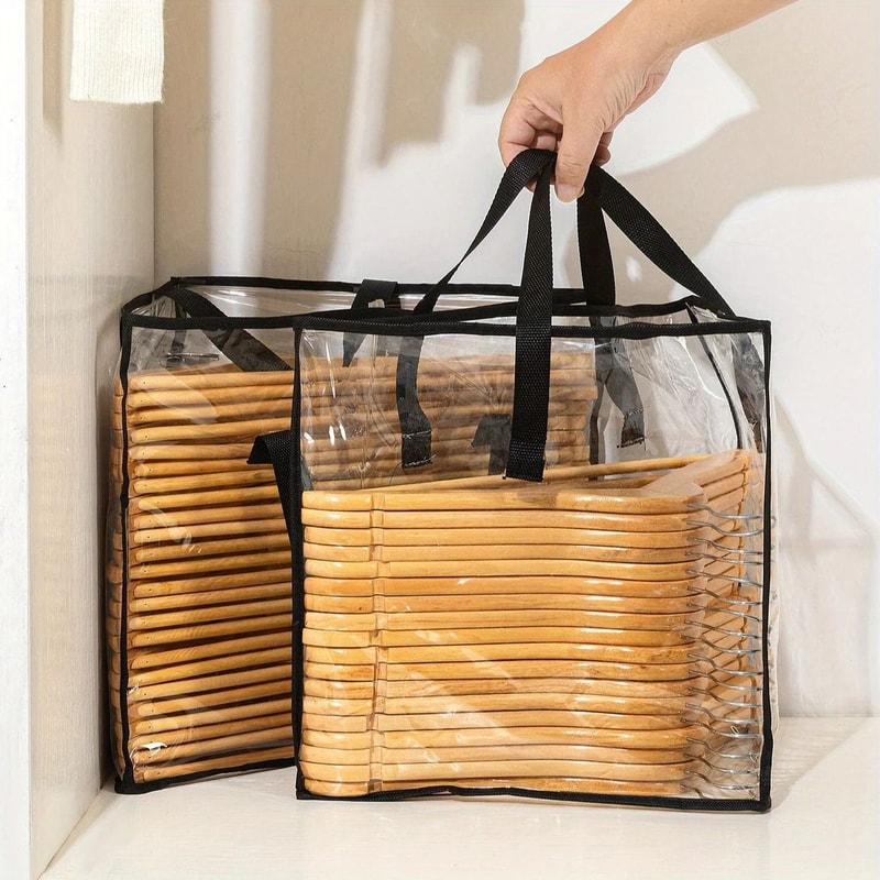 Triangle Hanging Closet Storage Bag Space Saving Hanger Organizer 7