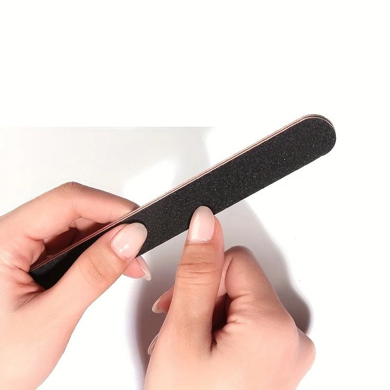 Professional Double Sided Nail File Set Washable Manicure Tools 5