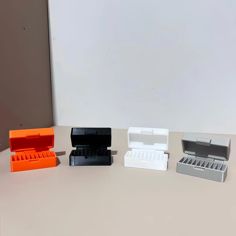 Portable CR2032 Battery Holder Coin Battery Storage Box Organizer 6