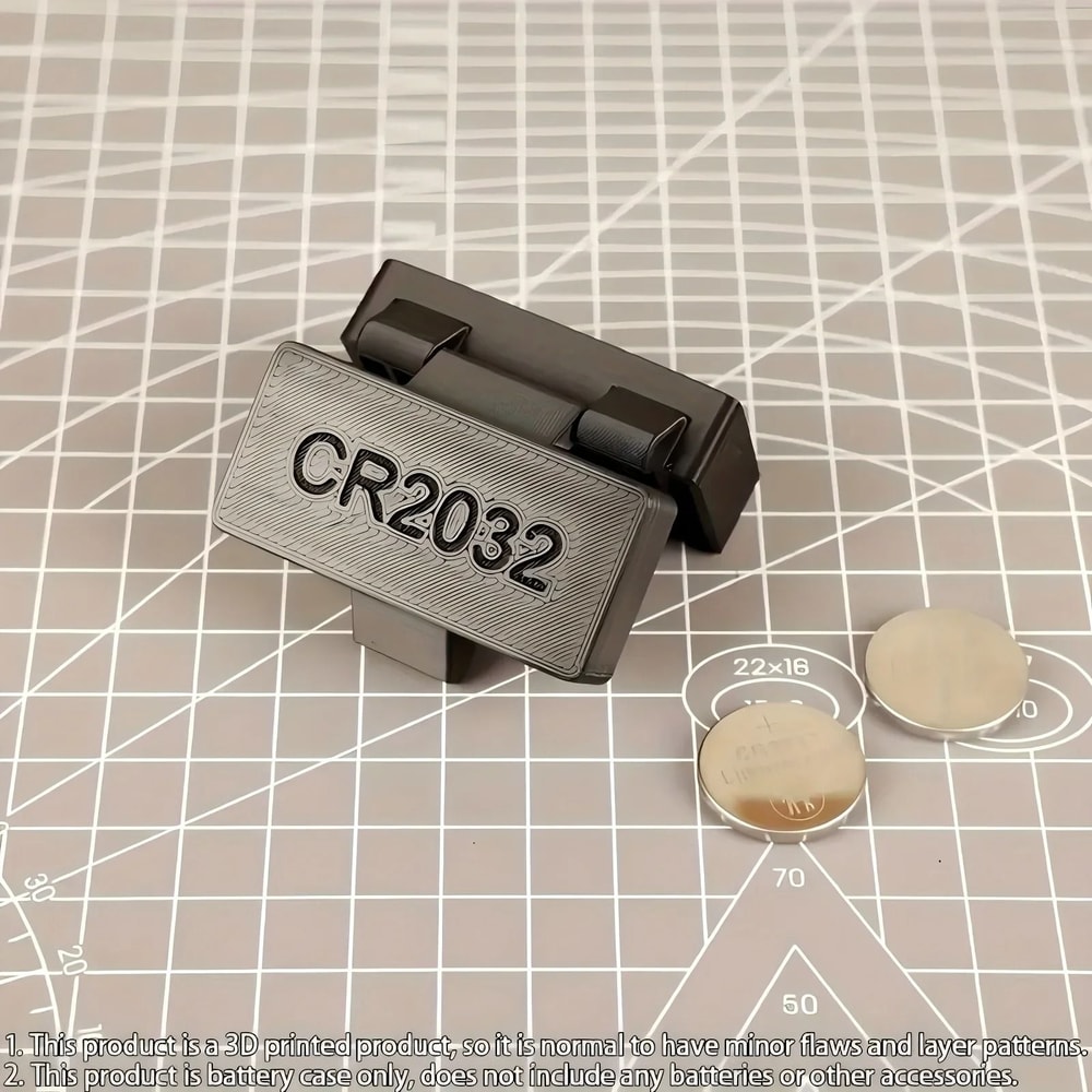 Portable CR2032 Battery Holder Coin Battery Storage Box Organizer 7