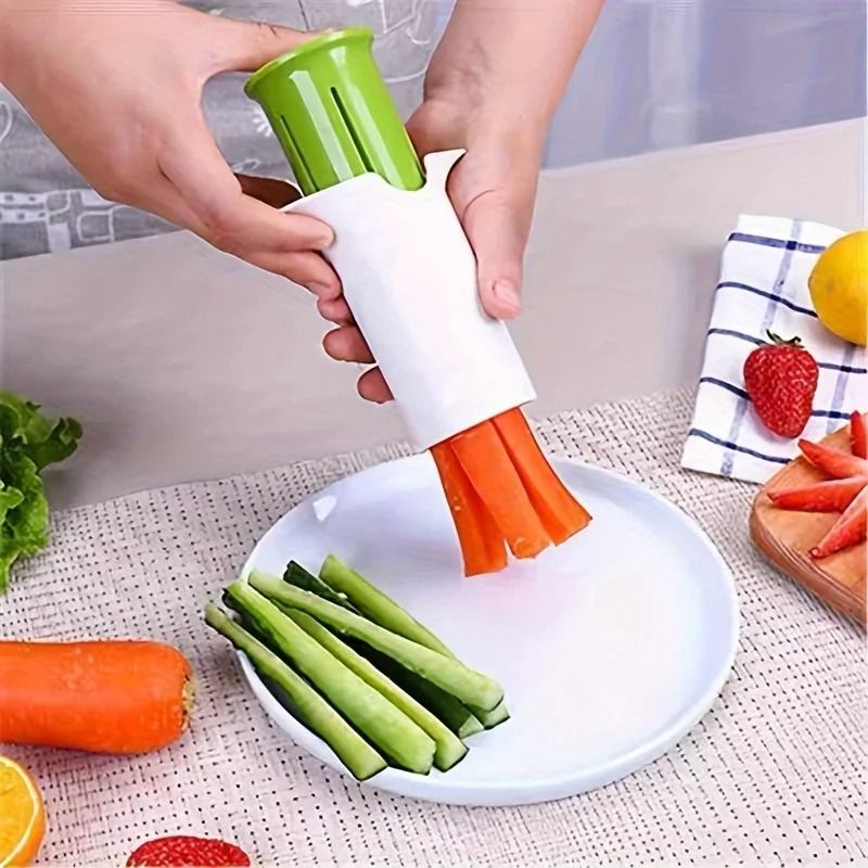Manual Vegetable Chopper Easy Vegetable Cutter Kitchen Food Slicer 4