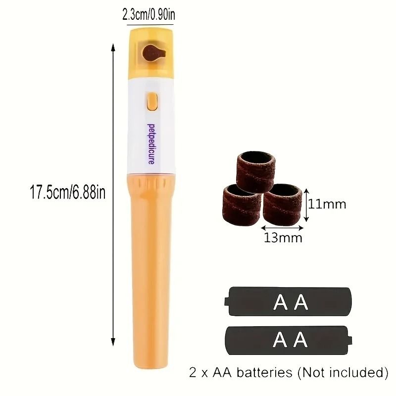 Electric Pet Nail Grinder Dog Nail Trimmer With Interchangeable Heads 4