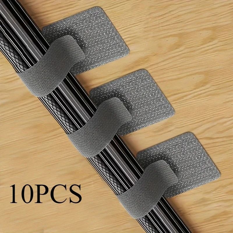 Self Adhesive Cable Organizer Clips Desk And Wall Cable Holder Set 2