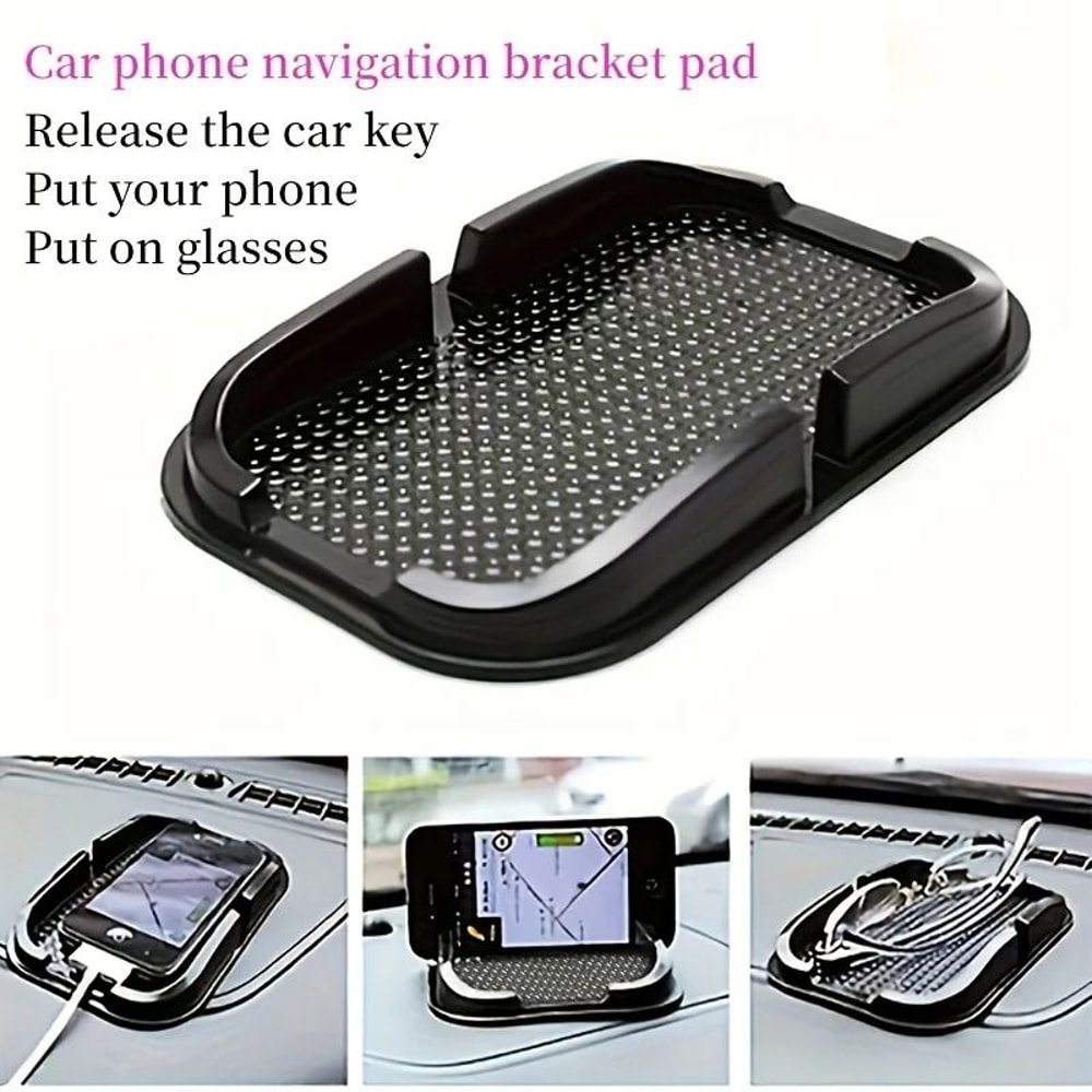 Non Slip Car Phone Holder Mat Anti Skid Dashboard Phone Mount 2