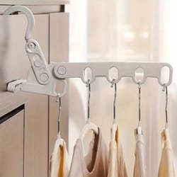 foldable clothes drying rack multi hole travel clothes hanger