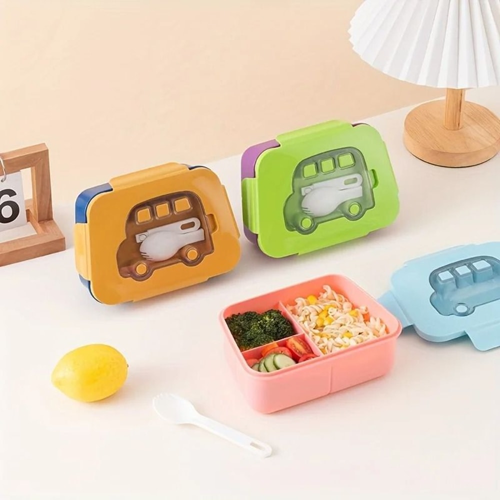 Kids Lunch Box Leak Proof Microwave Safe School Food Container 4