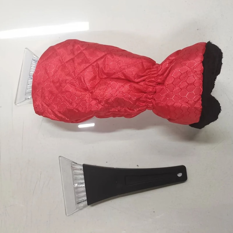 Heavy Duty Car Ice Scraper Windproof Snow Removal Tool Set 0