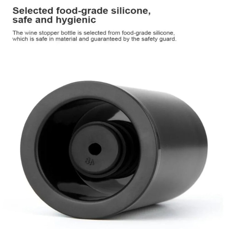 Vacuum Wine Stopper Push Style Wine Bottle Preservation Seal 3