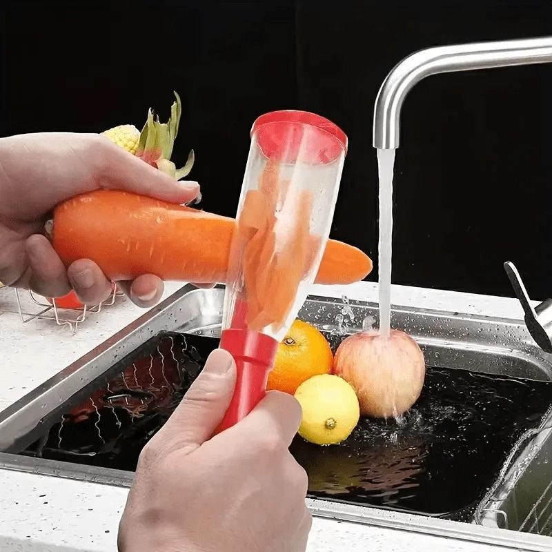 Stainless Steel Vegetable Peeler With Storage Multifunctional Kitchen Tool 6