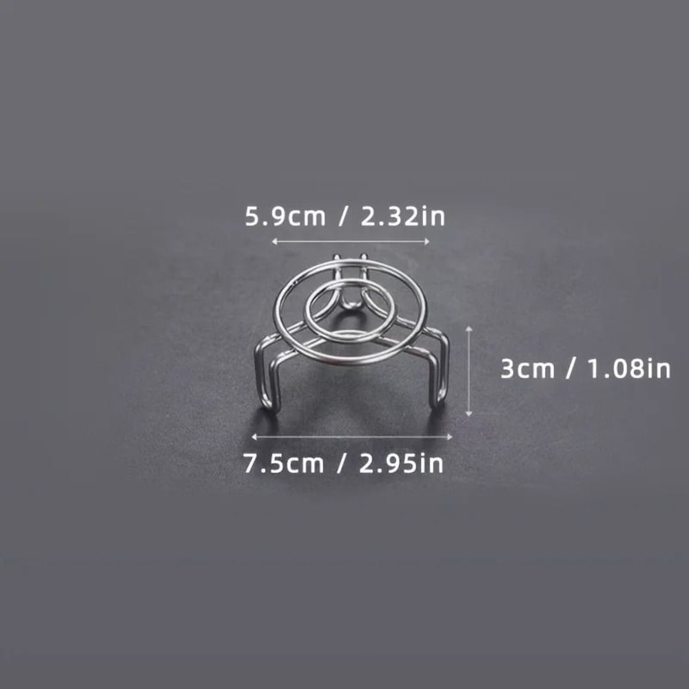2 Inch Stainless Steel Steaming Rack Mini Pot Steamer Stand 5