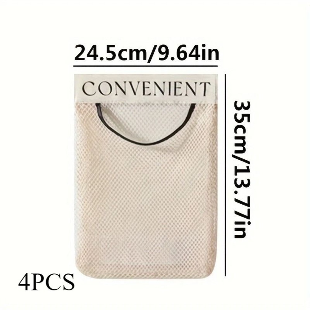 Wall Mounted Storage Bag Large Capacity Kitchen Garbage Bag Organizer 2