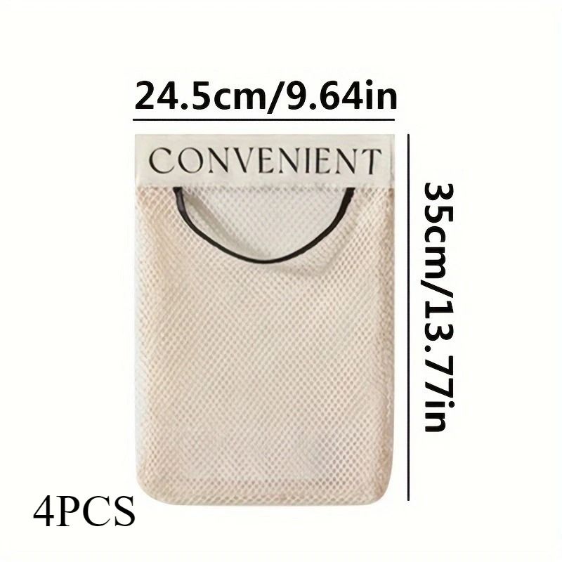 Wall Mounted Storage Bag Large Capacity Kitchen Garbage Bag Organizer 2