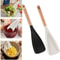 Multifunction Wooden Handle Cooking Spoon Nonstick Safe Serving Utensil 0