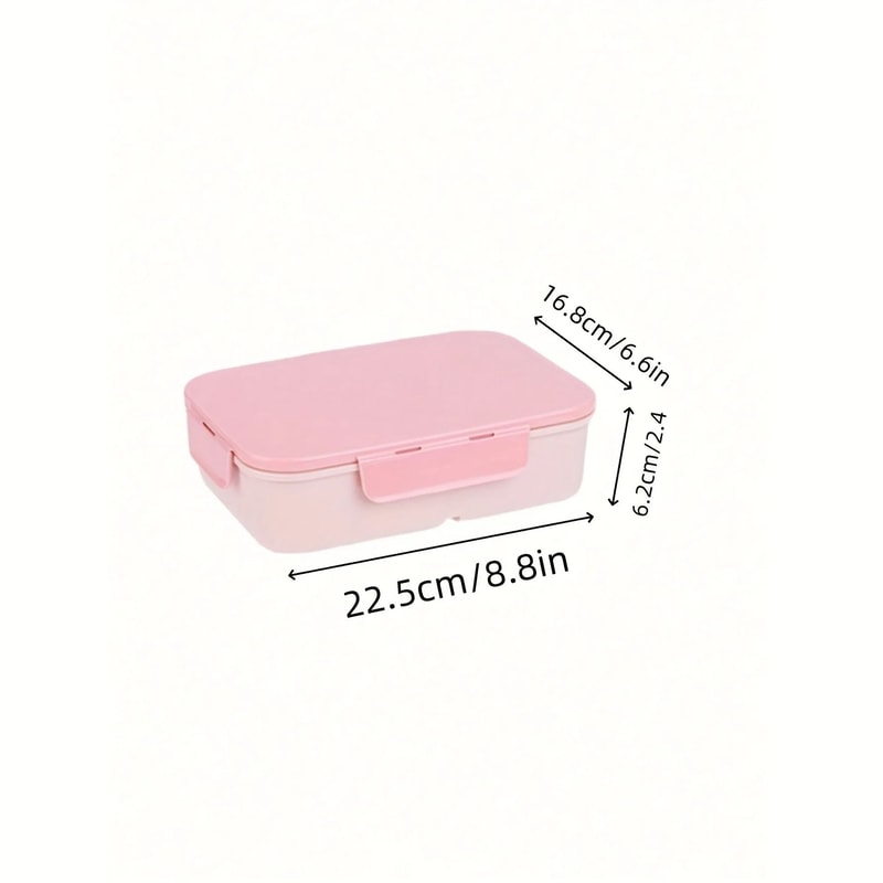 1200ml Leakproof Lunch Box Portable Flip Top Food Container 3