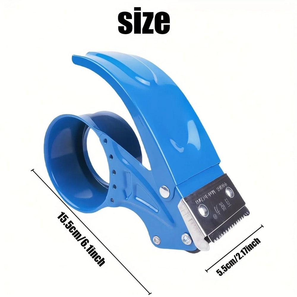 Heavy Duty Packing Tape Dispenser Handheld Metal Shipping Tape Cutter 1
