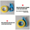 Heavy Duty Packing Tape Dispenser Handheld Metal Shipping Tape Cutter 2