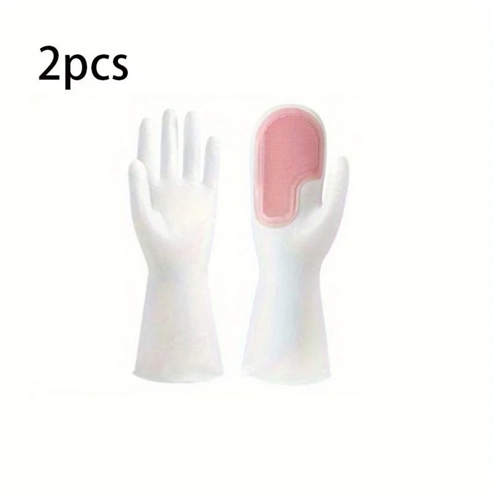Waterproof Dishwashing Gloves Rubber Latex Household Cleaning Gloves 1