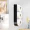 3 In 1 Wall Mounted Toilet Paper Holder With Towel Rack And Hooks Black Metal Bathroom Organizer 0