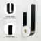 3 In 1 Wall Mounted Toilet Paper Holder With Towel Rack And Hooks Black Metal Bathroom Organizer 6