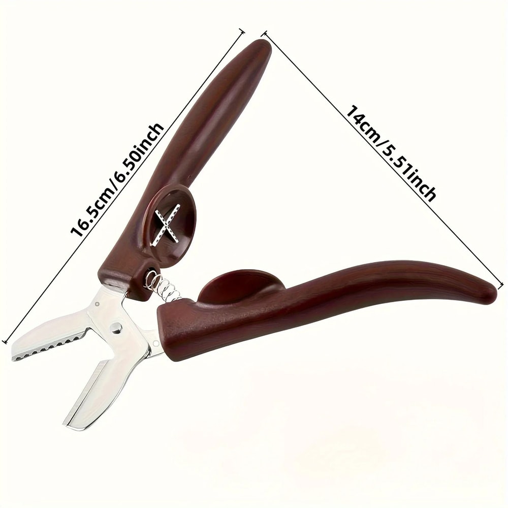 Stainless Steel Chestnut Opener Easy Grip Nutcracker Tool 2
