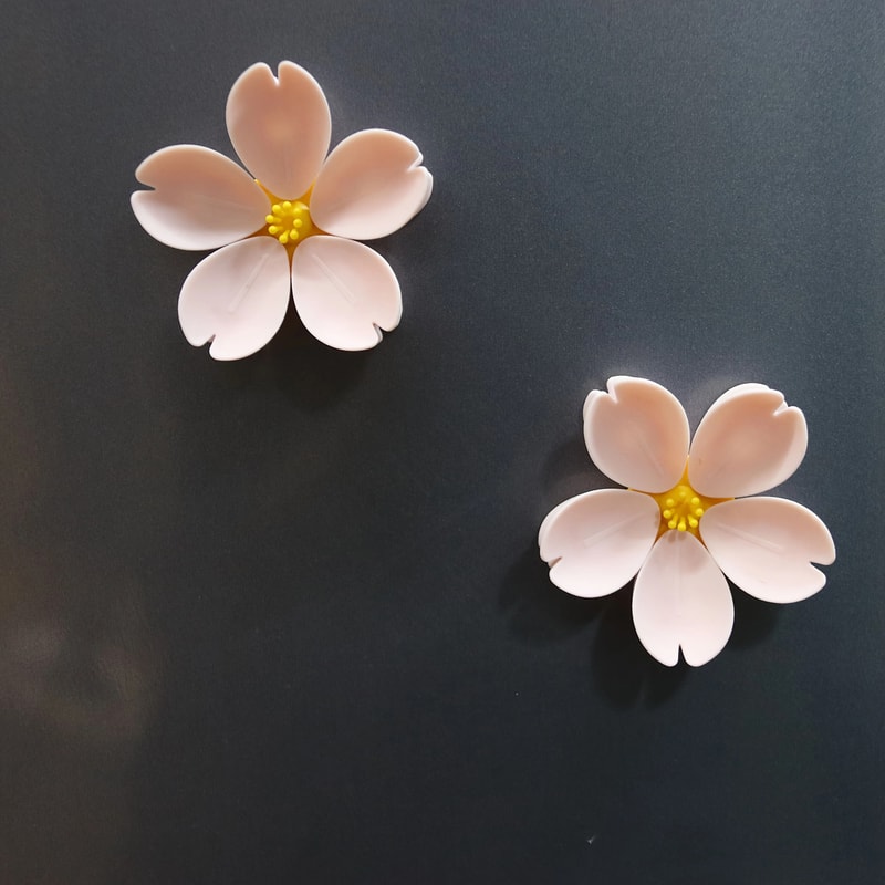 Sakura Magnetic Fridge Clip Snack Sealing Clip Decorative Magnet 5