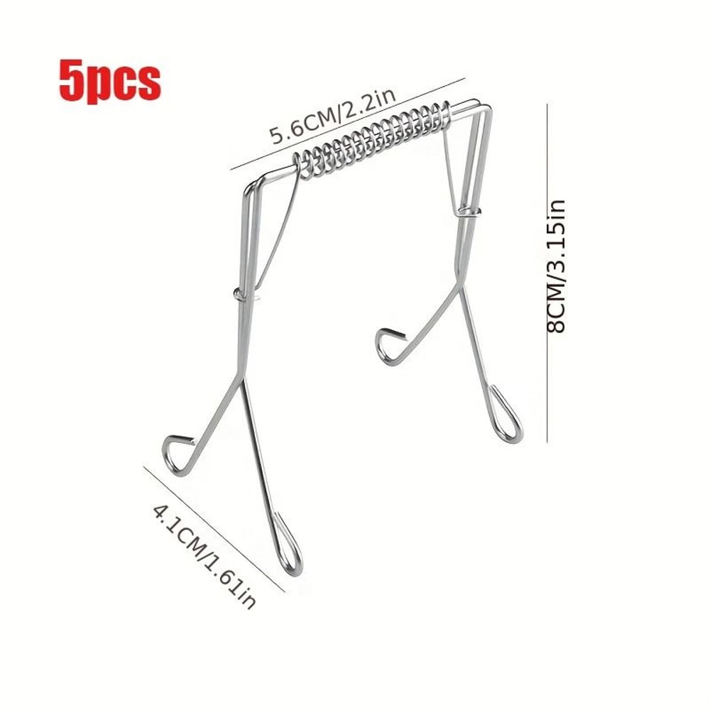 Stainless Steel Vegetable Clamp Tongs Cabbage Leaf Cooking Tool 1