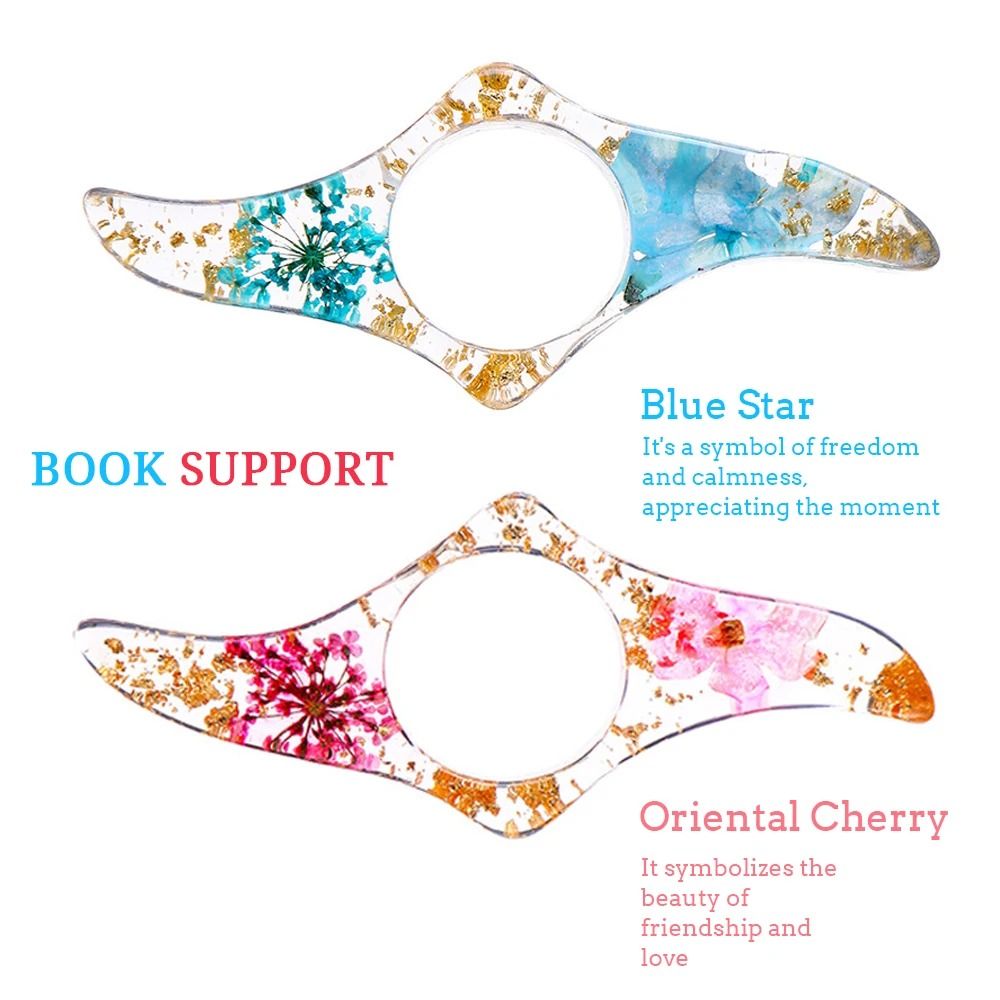 Dried Flower Thumb Book Page Holder Reading Aid Bookmark 5